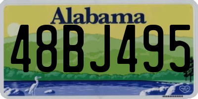 AL license plate 48BJ495