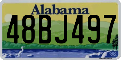 AL license plate 48BJ497