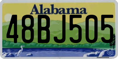 AL license plate 48BJ505