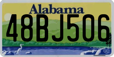 AL license plate 48BJ506