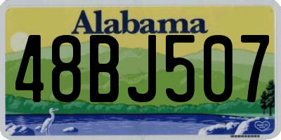 AL license plate 48BJ507