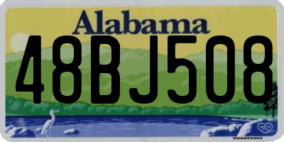 AL license plate 48BJ508