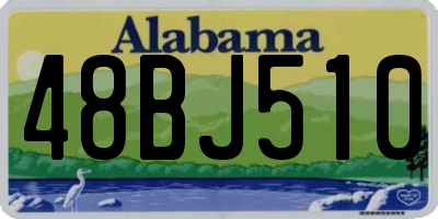 AL license plate 48BJ510