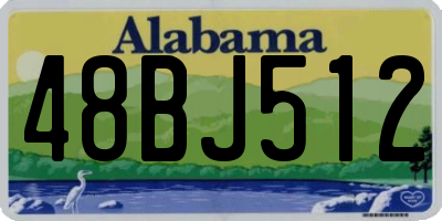 AL license plate 48BJ512