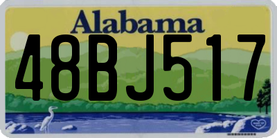 AL license plate 48BJ517