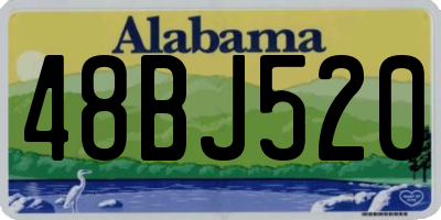 AL license plate 48BJ520