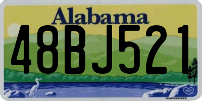 AL license plate 48BJ521