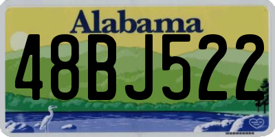 AL license plate 48BJ522