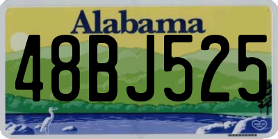 AL license plate 48BJ525