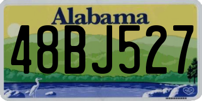 AL license plate 48BJ527