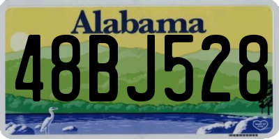 AL license plate 48BJ528