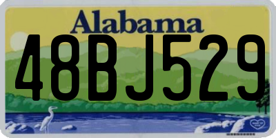 AL license plate 48BJ529