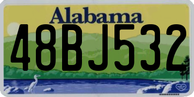 AL license plate 48BJ532