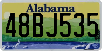 AL license plate 48BJ535