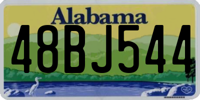 AL license plate 48BJ544