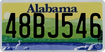 AL license plate 48BJ546