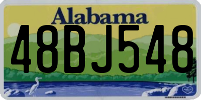 AL license plate 48BJ548