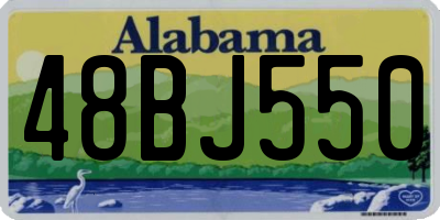 AL license plate 48BJ550