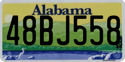 AL license plate 48BJ558
