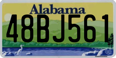 AL license plate 48BJ561