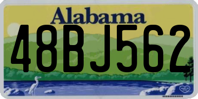 AL license plate 48BJ562