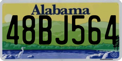 AL license plate 48BJ564