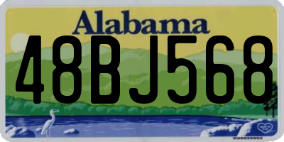 AL license plate 48BJ568