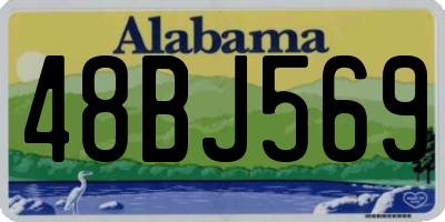 AL license plate 48BJ569