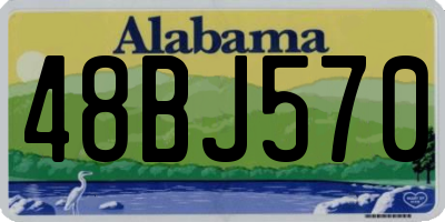 AL license plate 48BJ570