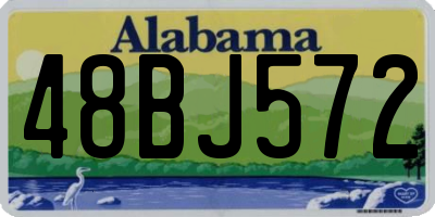 AL license plate 48BJ572