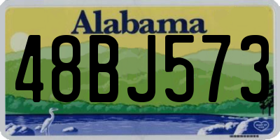AL license plate 48BJ573