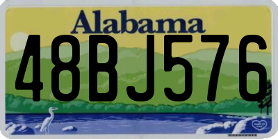 AL license plate 48BJ576
