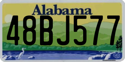 AL license plate 48BJ577