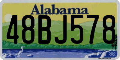 AL license plate 48BJ578