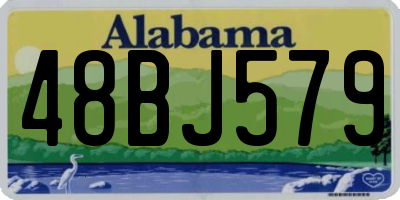 AL license plate 48BJ579