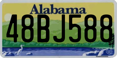 AL license plate 48BJ588