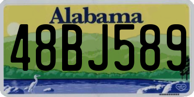 AL license plate 48BJ589