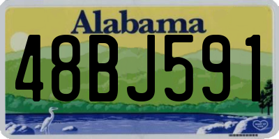 AL license plate 48BJ591