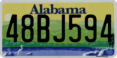 AL license plate 48BJ594