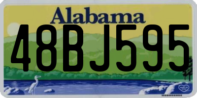 AL license plate 48BJ595