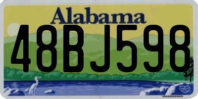 AL license plate 48BJ598