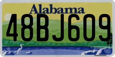 AL license plate 48BJ609