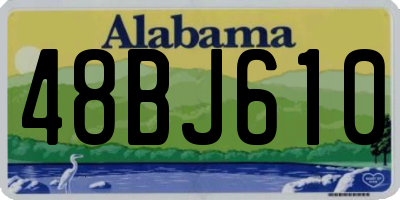 AL license plate 48BJ610