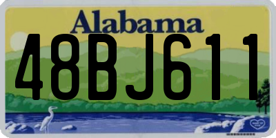 AL license plate 48BJ611