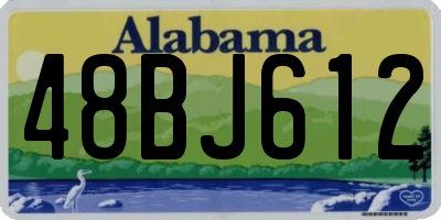 AL license plate 48BJ612