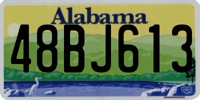 AL license plate 48BJ613