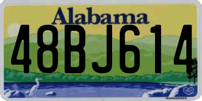 AL license plate 48BJ614