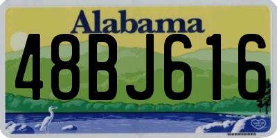 AL license plate 48BJ616