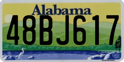 AL license plate 48BJ617