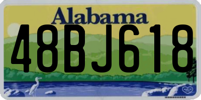 AL license plate 48BJ618
